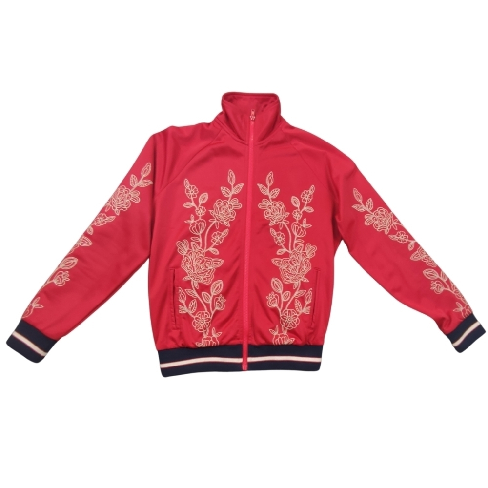 Forever 21 Embroidered Bomber Jacket